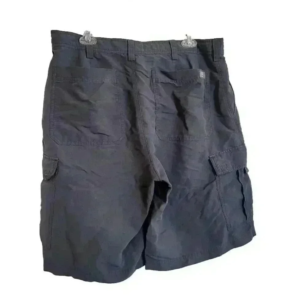 The North Face Men's Charcoal Nylon Cargo Shorts